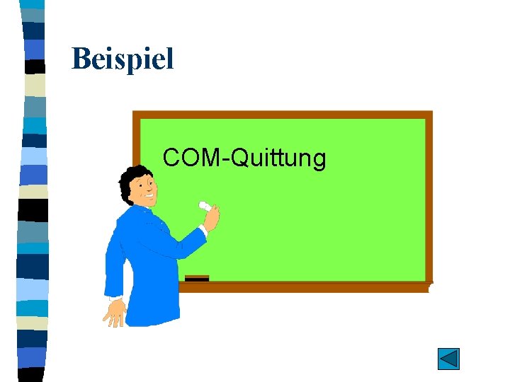 Beispiel COM-Quittung 