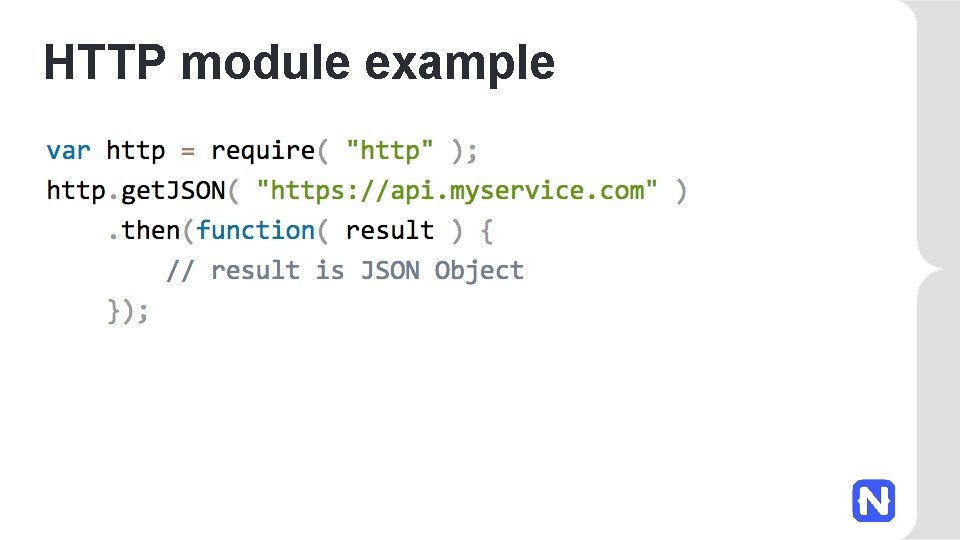 HTTP module example 