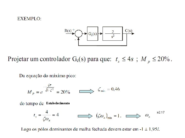 Estabelecimento ≥ 2. 17 