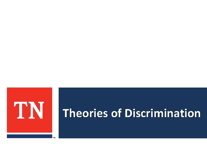 Theories of Discrimination 