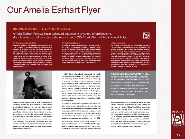 Our Amelia Earhart Flyer 12 
