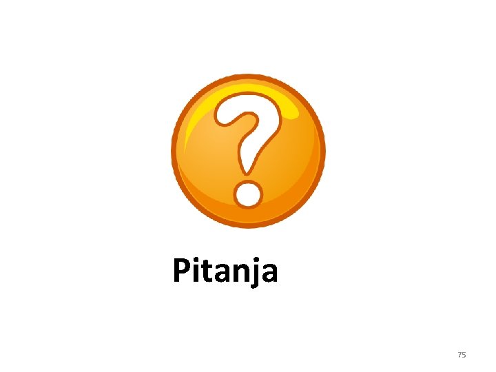 Pitanja 75 