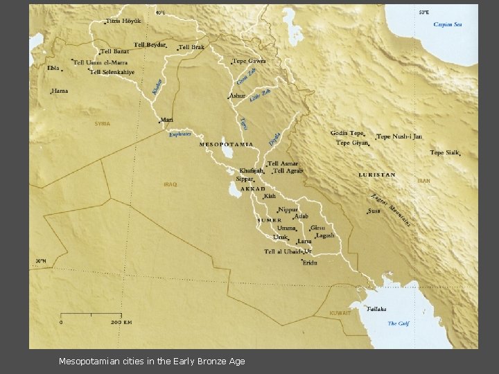 Mesopotamian cities in the Early Bronze Age 