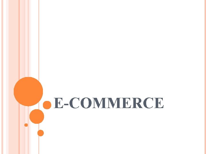 E-COMMERCE 