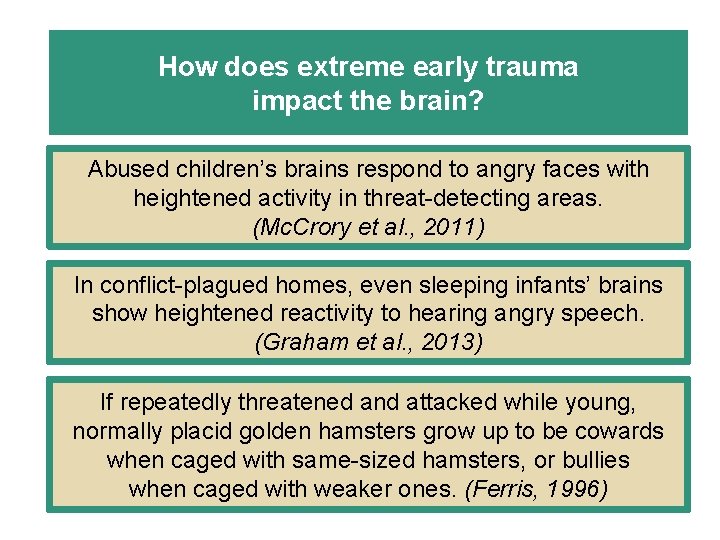 How does extreme early trauma impact the brain? Abused children’s brains respond to angry