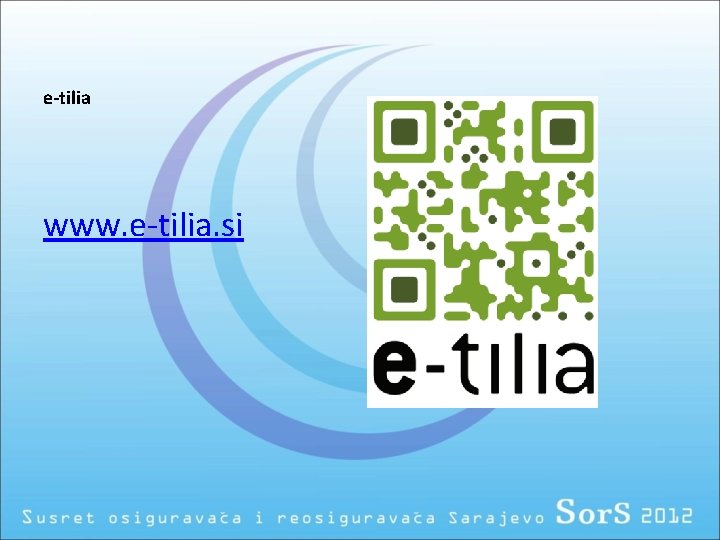 e-tilia www. e-tilia. si 