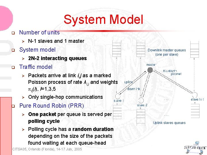 System Model Number of units System model N-1 slaves and 1 master 2 N-2