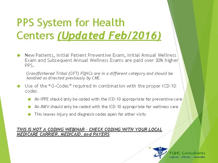 PPS System for Health Centers (Updated Feb/2016) New Patients, Initial Patient Preventive Exam, Initial