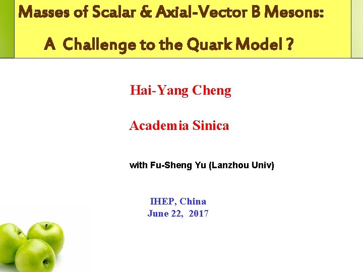 Masses of Scalar & Axial-Vector B Mesons: A Challenge to the Quark Model ?