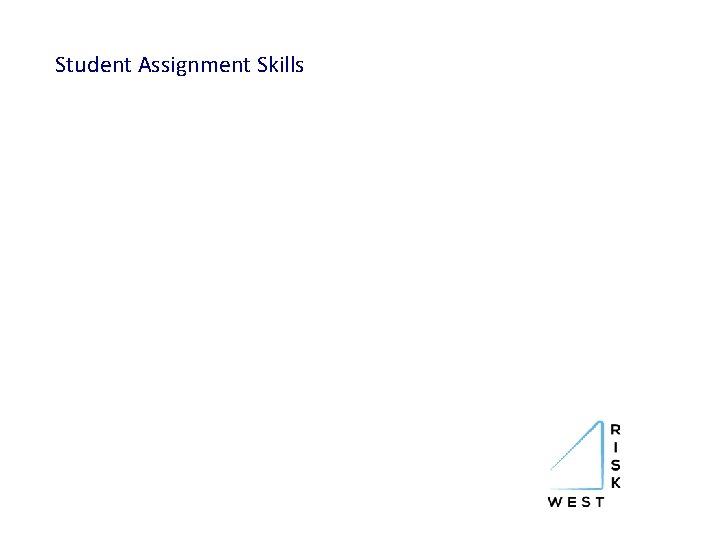 Student Assignment Skills 