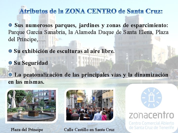 Sus numerosos parques, jardines y zonas de esparcimiento: Parque García Sanabría, la Alameda Duque
