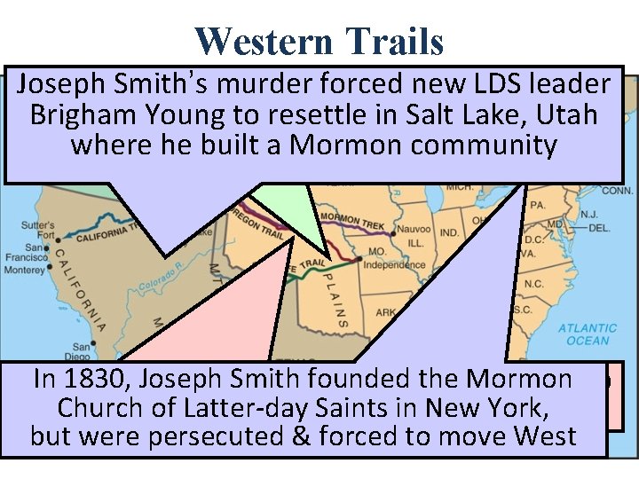 Western Trails Joseph Smith’s murder forced new LDS leader The Santa Fe Trail allowed