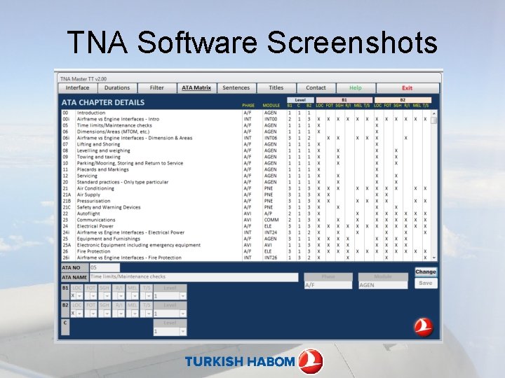 TNA Software Screenshots 