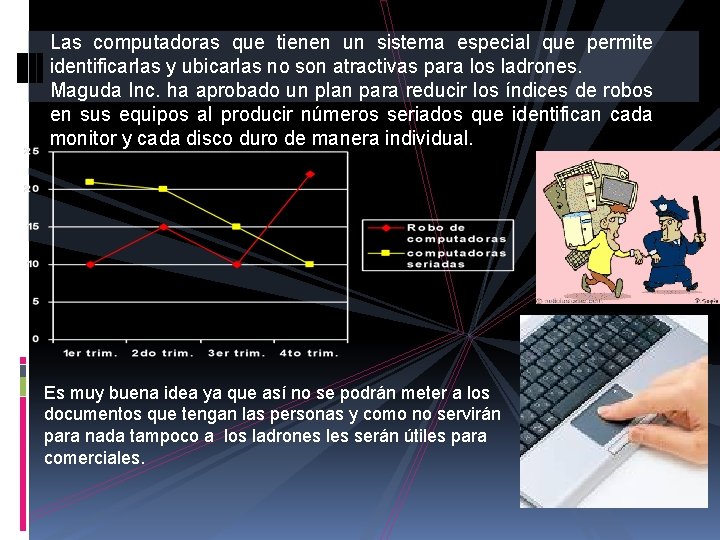 Las computadoras que tienen un sistema especial que permite identificarlas y ubicarlas no son