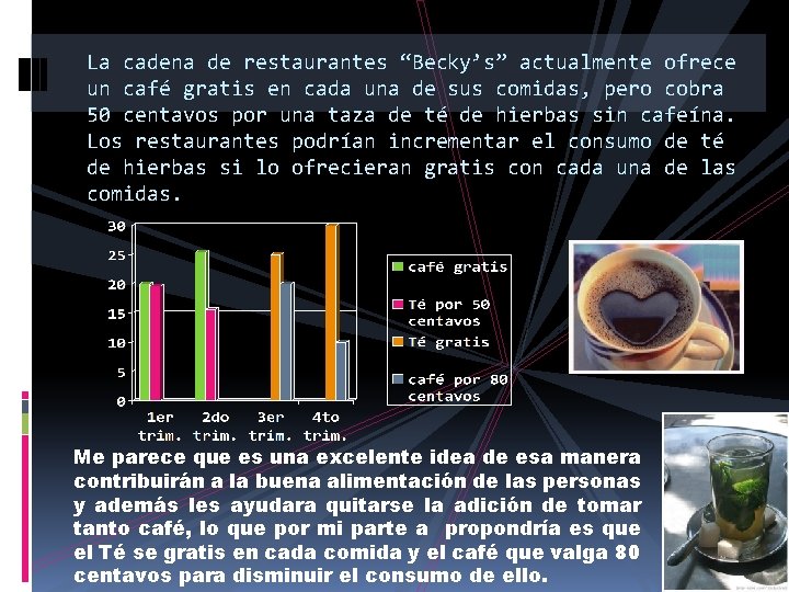 La cadena de restaurantes “Becky’s” actualmente ofrece un café gratis en cada una de