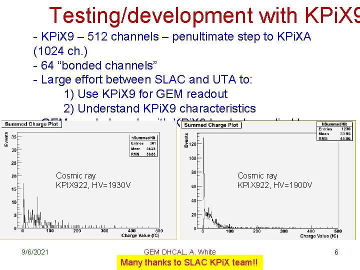 Testing/development with KPi. X 9 - KPi. X 9 – 512 channels – penultimate