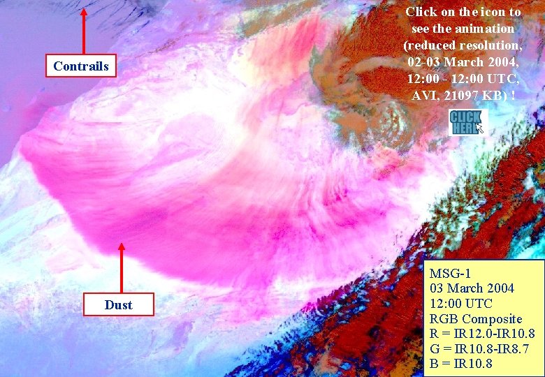 Contrails Dust Version 1. 0, 30 November 2004 Click on the icon to see