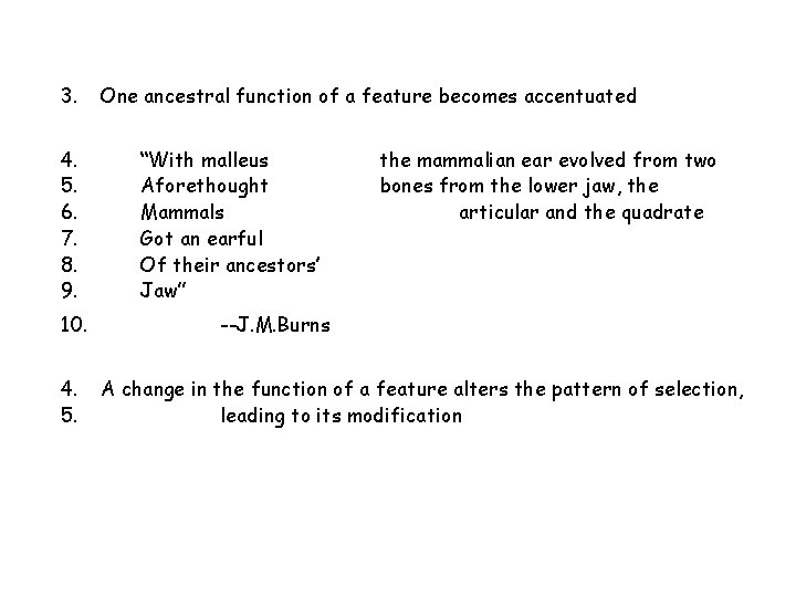 3. 4. 5. 6. 7. 8. 9. 10. 4. 5. One ancestral function of