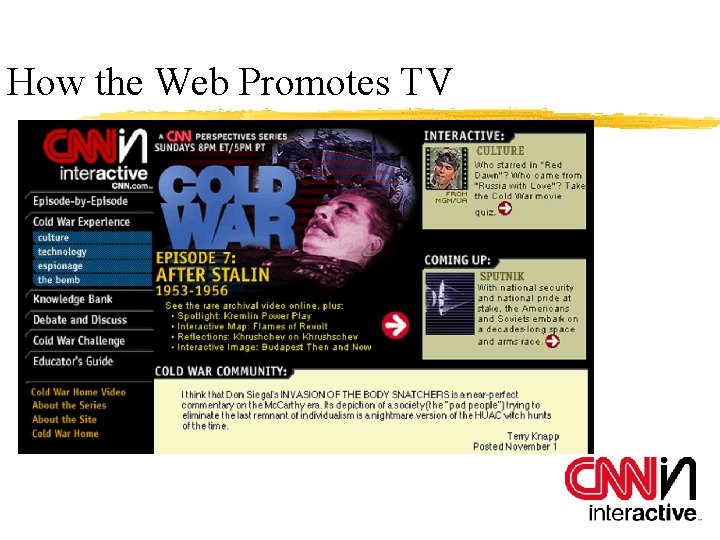 How the Web Promotes TV 