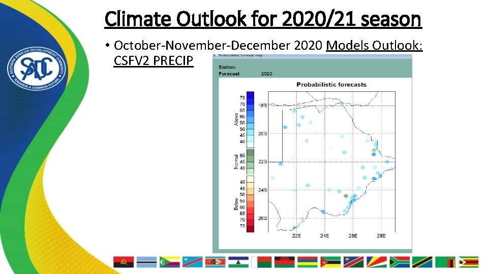 Climate Outlook for 2020/21 season • October-November-December 2020 Models Outlook: CSFV 2 PRECIP 