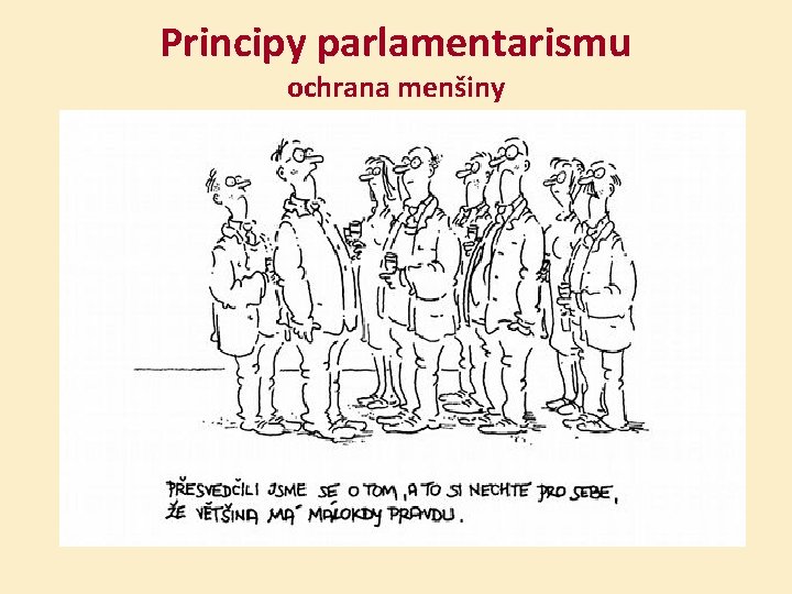 Principy parlamentarismu ochrana menšiny 