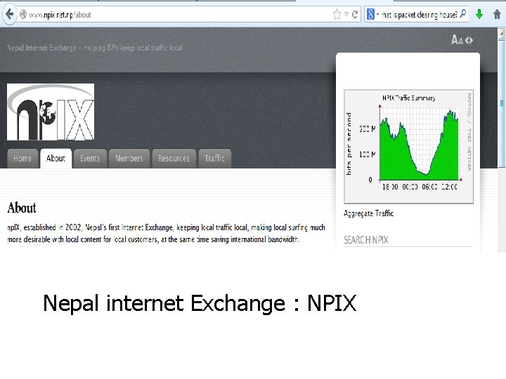 Nepal internet Exchange : NPIX 