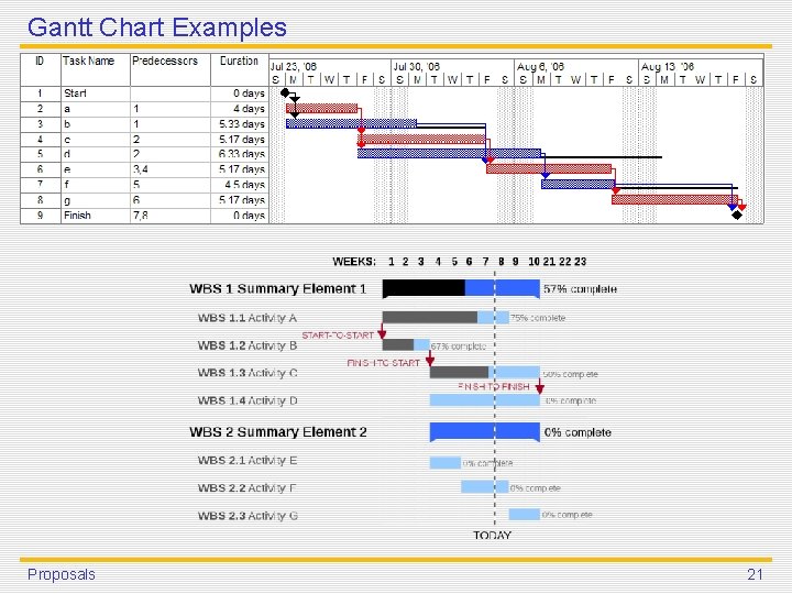 Gantt Chart Examples Proposals 21 