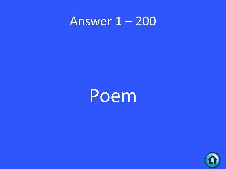 Answer 1 – 200 Poem 