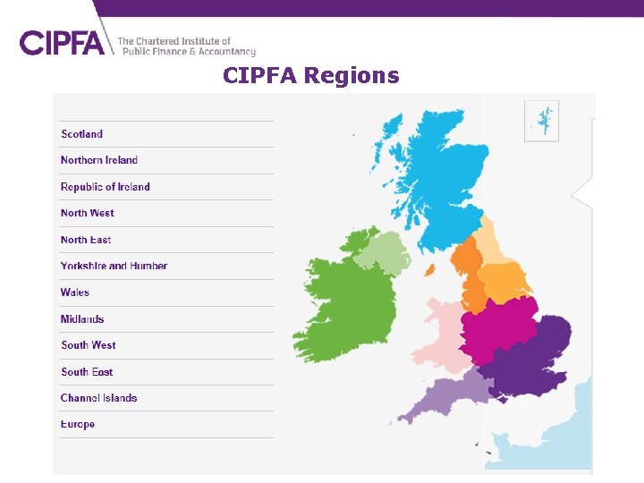 CIPFA Regions 