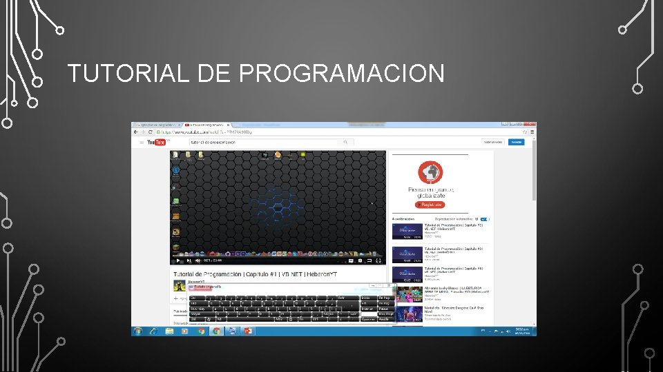 TUTORIAL DE PROGRAMACION 