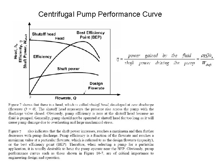 Centrifugal Pump Performance Curve 