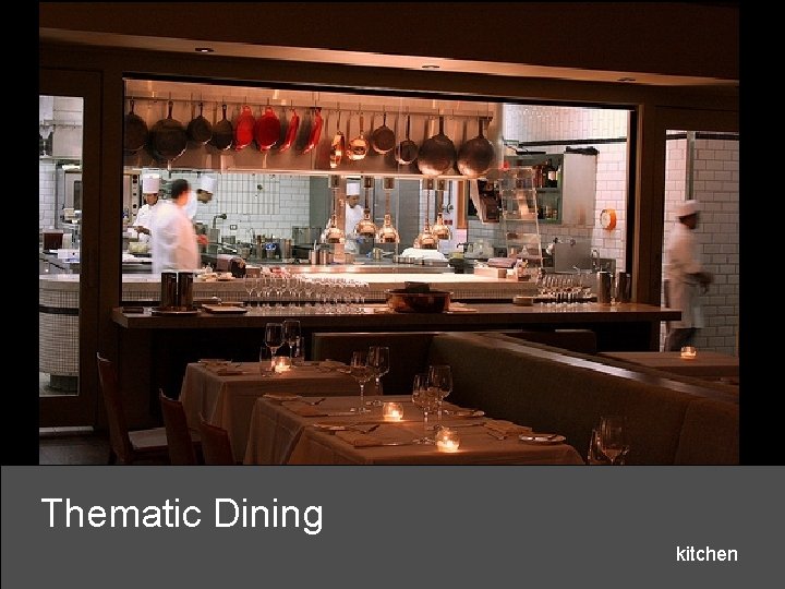 Thematic Dining kitchen 