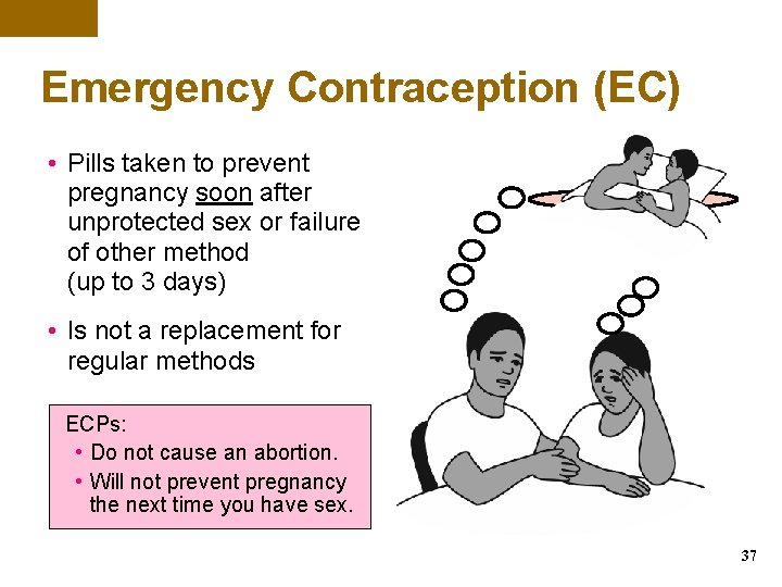 Emergency Contraception (EC) • Pills taken to prevent pregnancy soon after unprotected sex or Emergency Contraception (EC) • Pills taken to prevent pregnancy soon after unprotected sex or