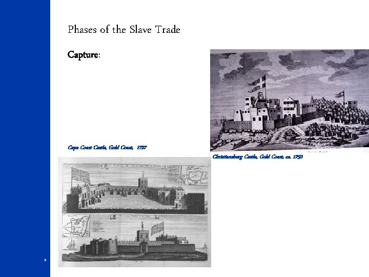 Phases of the Slave Trade Capture: Cape Coast Castle, Gold Coast, 1727 8 Christiansborg
