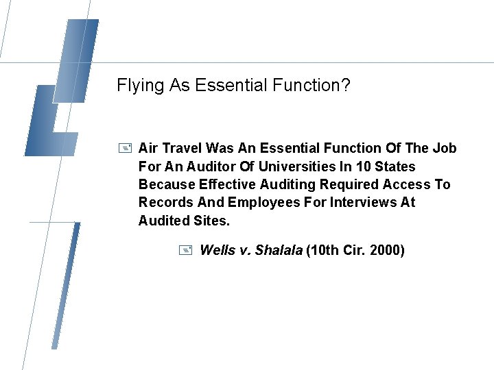 Flying As Essential Function? + Air Travel Was An Essential Function Of The Job