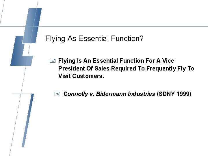 Flying As Essential Function? + Flying Is An Essential Function For A Vice President
