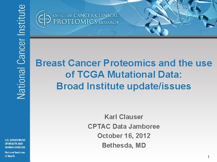 Breast Cancer Proteomics and the use of TCGA