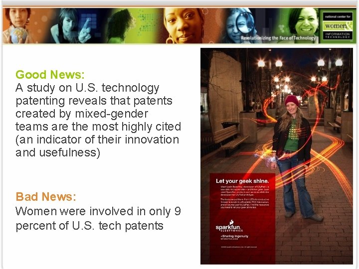 Good News: A study on U. S. technology patenting reveals that patents created by