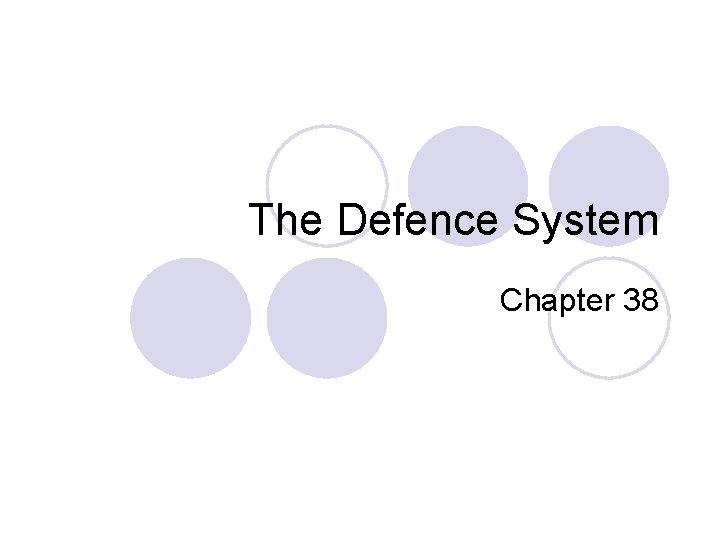 The Defence System Chapter 38 