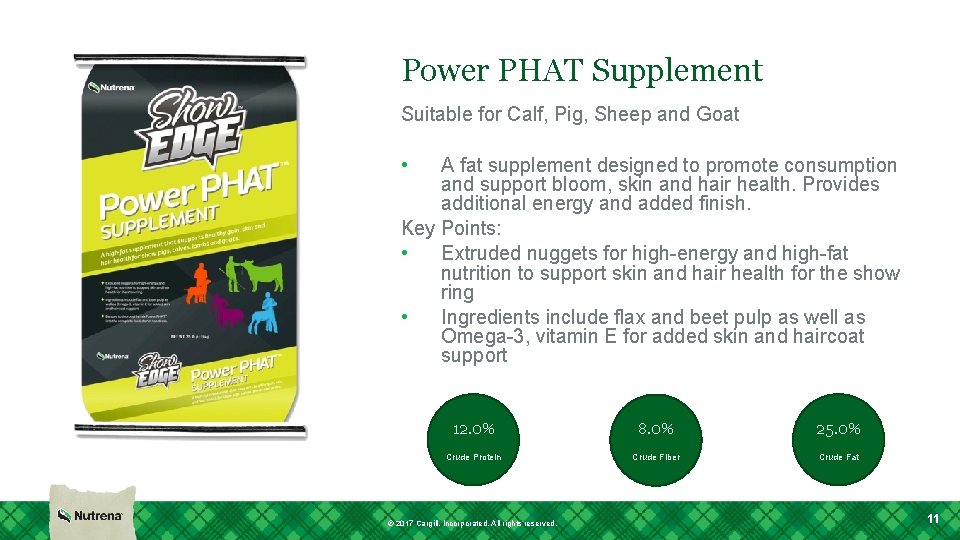 Power PHAT Supplement Suitable for Calf, Pig, Sheep and Goat • A fat supplement
