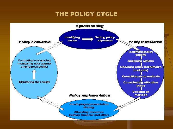 THE POLICY CYCLE 