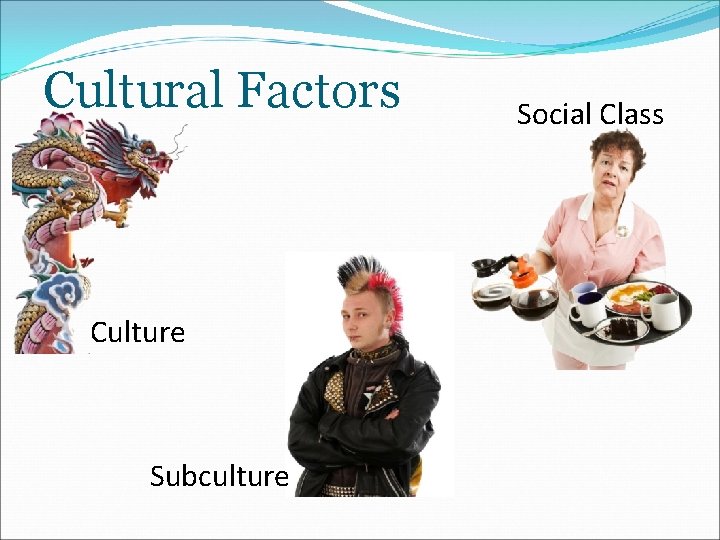 Cultural Factors Culture Subculture Social Class 