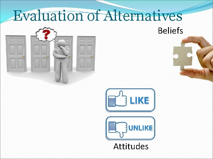 Evaluation of Alternatives Beliefs Attitudes 