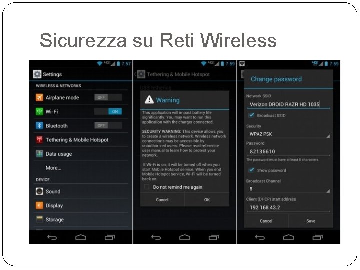 Sicurezza su Reti Wireless 