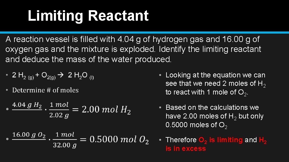 Limiting Reactant A reaction vessel is filled with 4. 04 g of hydrogen gas