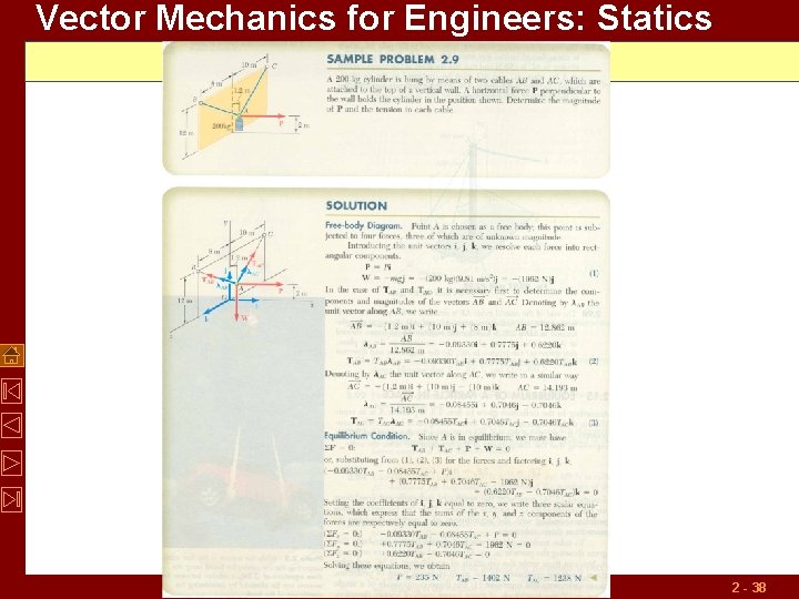 Vector Mechanics for Engineers: Statics 2 - 38 