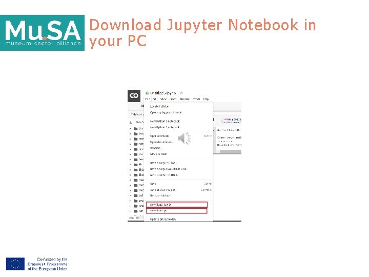 Download Jupyter Notebook in your PC 