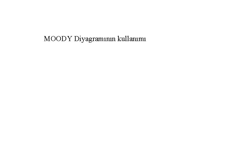 MOODY Diyagramının kullanımı 