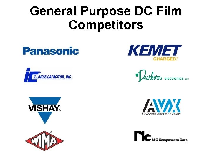 General Purpose DC Film Competitors 