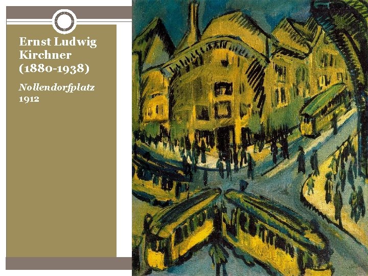Ernst Ludwig Kirchner (1880 -1938) Nollendorfplatz 1912 